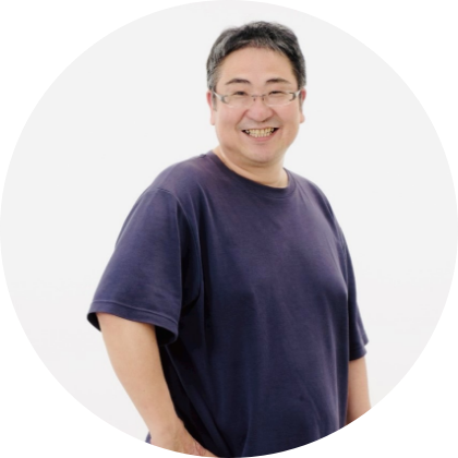 笑顔の男性
